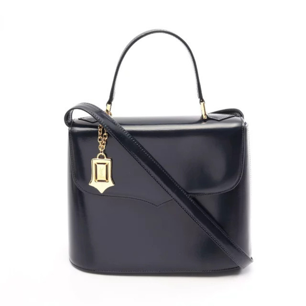 Saint Laurent Le Cinq A Sept Leather Hobo Shoulder Bag Blue